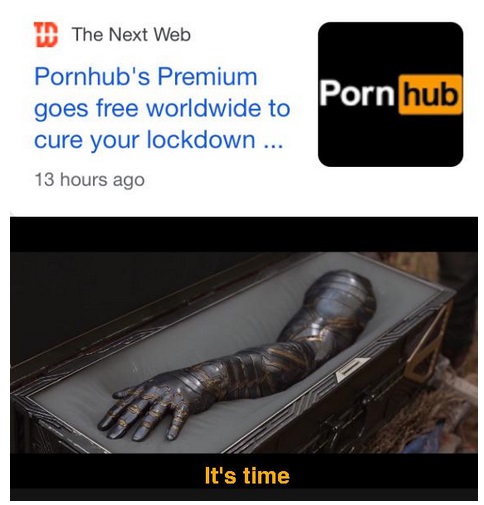 white wolf has rested long enough - 1 The Next Web Porn hub Pornhub's Premium goes free worldwide to cure your lockdown ... 13 hours ago It's time