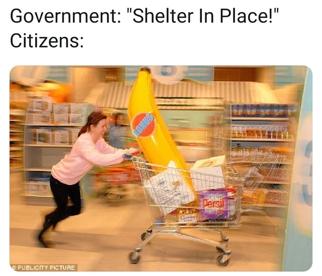 Government "Shelter In Place!" Citizens Dersil Publicity Picture