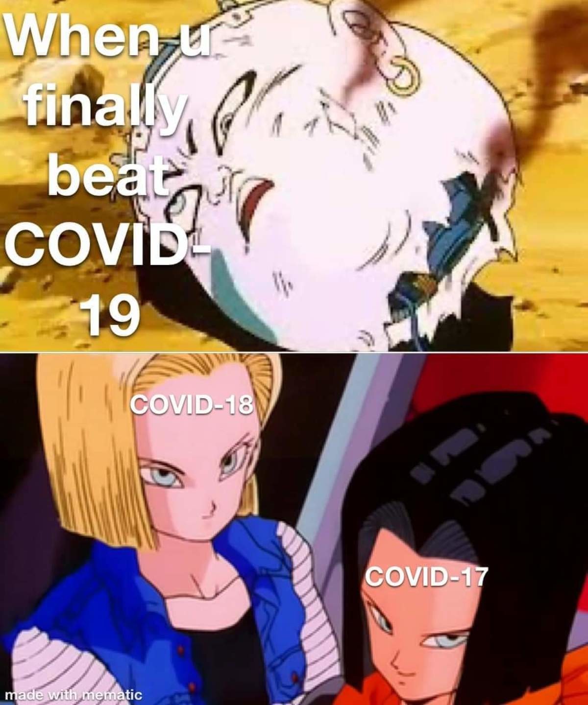 When To finally beata Covibl 19 Covid18 Covid17 made with mematic