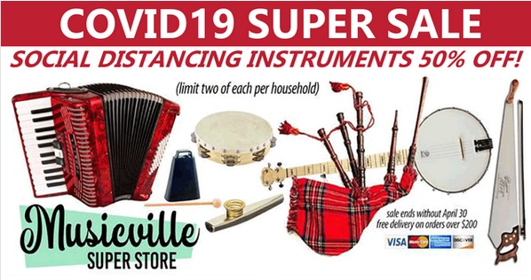 accordionist - COVID19 Super Sale Social Distancing Instruments 50% Off! limit two of each per household Mutii Musicville sale ends without April 30 free delivery on orders over $200 Visalo Super Store