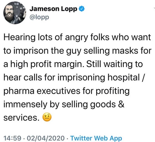 quotes about being single - Jameson Lopp Hearing lots of angry folks who want to imprison the guy selling masks for a high profit margin. Still waiting to hear calls for imprisoning hospital pharma executives for profiting immensely by selling goods & ser