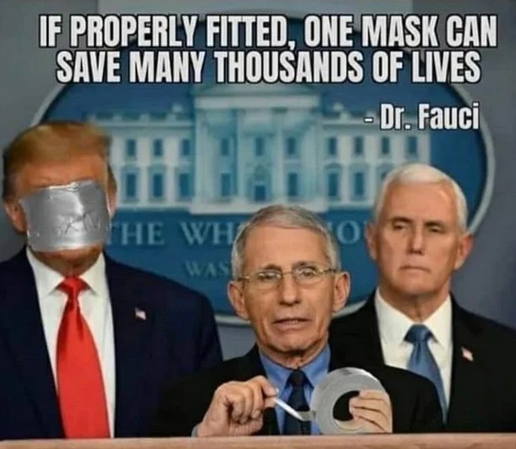 anthony fauci - If Properly Fitted, One Mask Can Save Many Thousands Of Lives Dr. Fauci The Wh