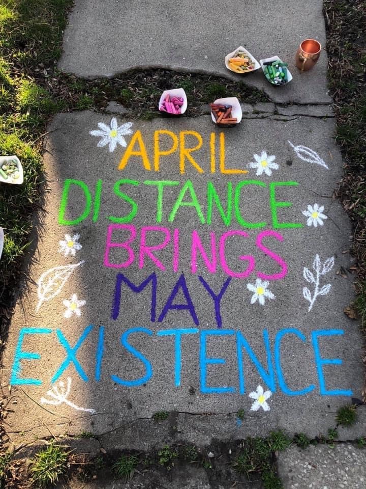 april distance brings may existence - April Stave