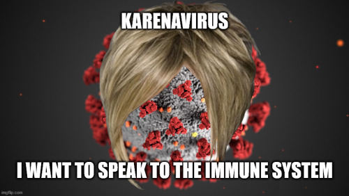 album cover - Karenavirus I Want To Speak To The Immune System