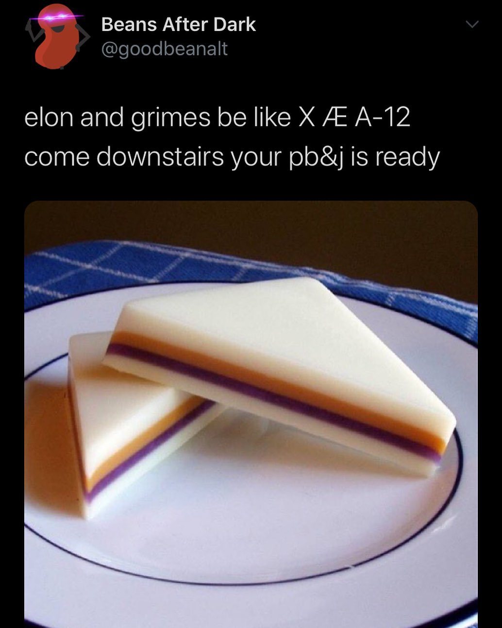 smooth pb&j - Beans After Dark elon and grimes be X A12 come downstairs your pb&j is ready
