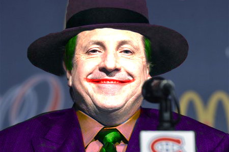 I found a picture of Jaques Martin that looked just like the Joker from the original Batman..  so i thought he'd look better with his makeup and hat..  and now the truth is revealed!!