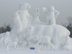 Amazing snow sculptures
