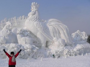 Amazing snow sculptures
