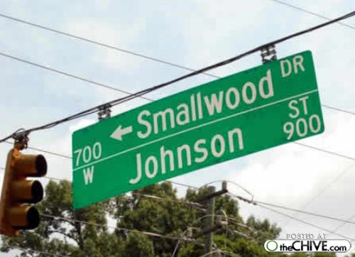 Hilarious intersection signs