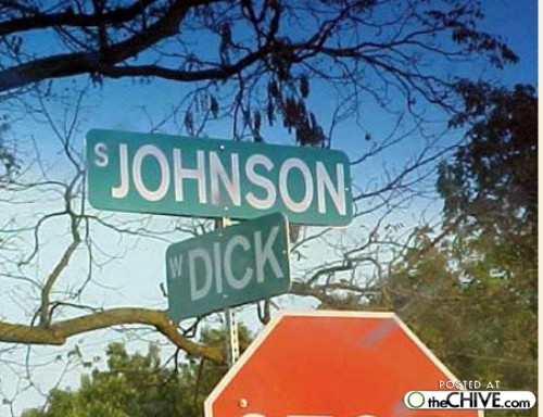 Hilarious intersection signs
