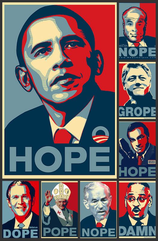 Obama "HOPE" Spoofs