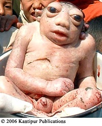 This was a real baby, don't believe me look it up 