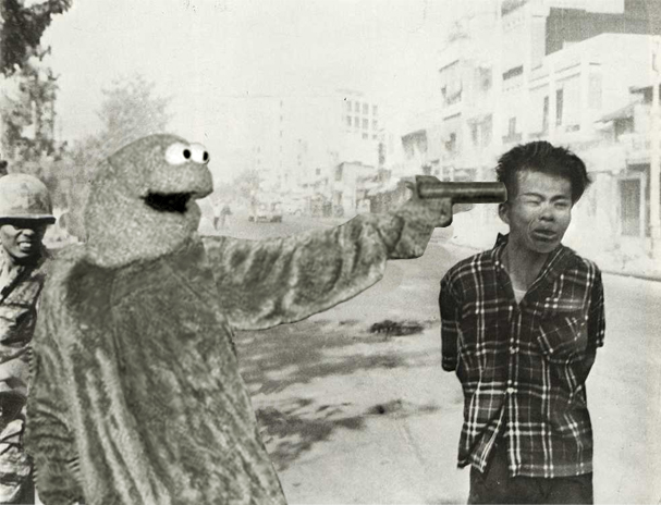 Long before he was hired as a Sesame Street cast member, Cookie Monster was employed to clean out the Vietcong.