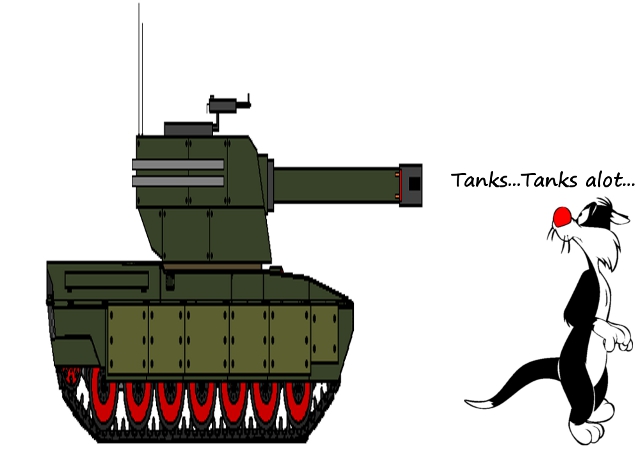 cat illustration military tank