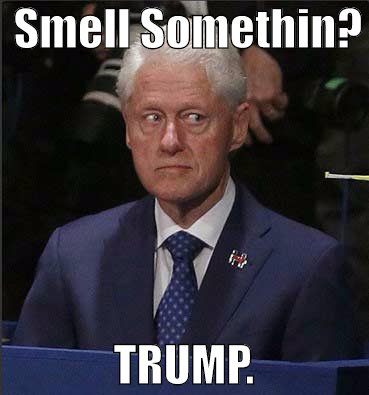 Clinton been sat for hours could do with an Anal Evacuation.