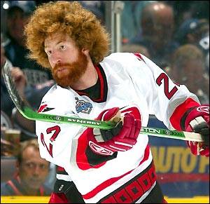 Is there any hairstyle more enjoyable than a redheaded Caucasian with a ridiculous white-fro? Mike Commodore clearly doesn't think so.