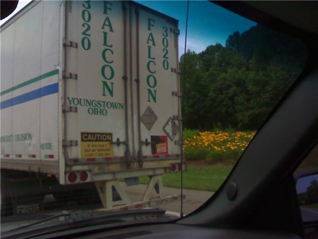 See the attached photograph, and weep for the future.  I took it yesterday June 21, 2009 on I-77 South, outside Statesville, NC, at approximately 11:45 am.  Its funny, sad, and scary all at the same time..  Just where the hell is "OIHO"?

