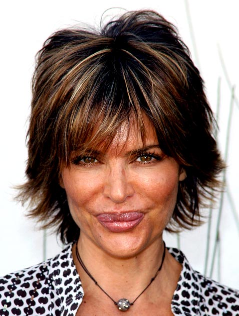 LISA RINNA Former Melrose Place star Rinna, 45, has admitted to having injections of Juvederm in both her cheeks and lips. "When you change your face, you don't look like yourself," Rinna (in L.A. last month) told Momlogic.com. "Looking fresher is one thing. I look like a freak! I always said I wouldn't change my face, but I did it."