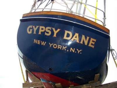 Gypsy Dane Hauled Ashore