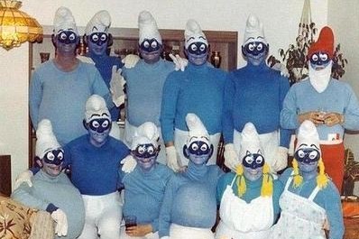 When Steve Informed His Wife They Were Going To See The Blue Man Group, This Is Not What She Had In Mind.