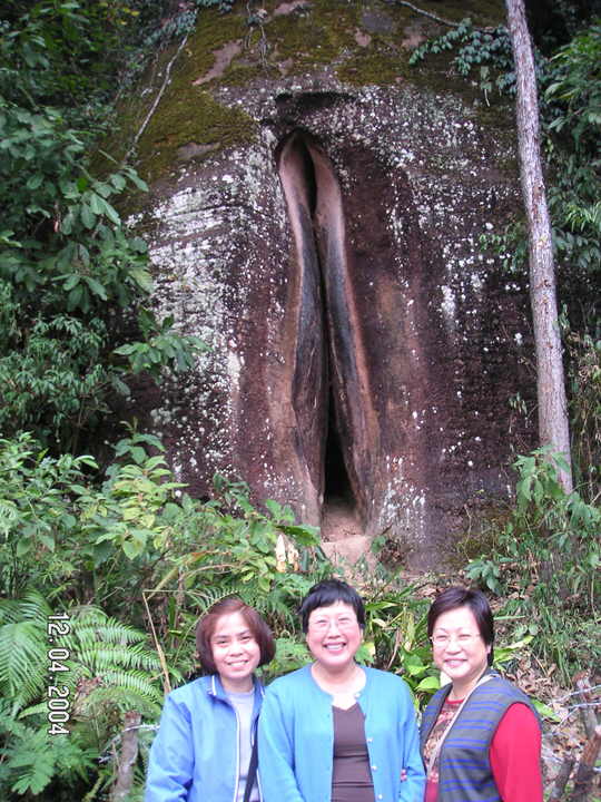 Although It Was A Tight Fit, All Three Of The Ling Sisters’ Husbands Managed To Force Their Way Into The Damp Jungle Cave.