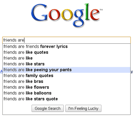 Google Search Suggestions