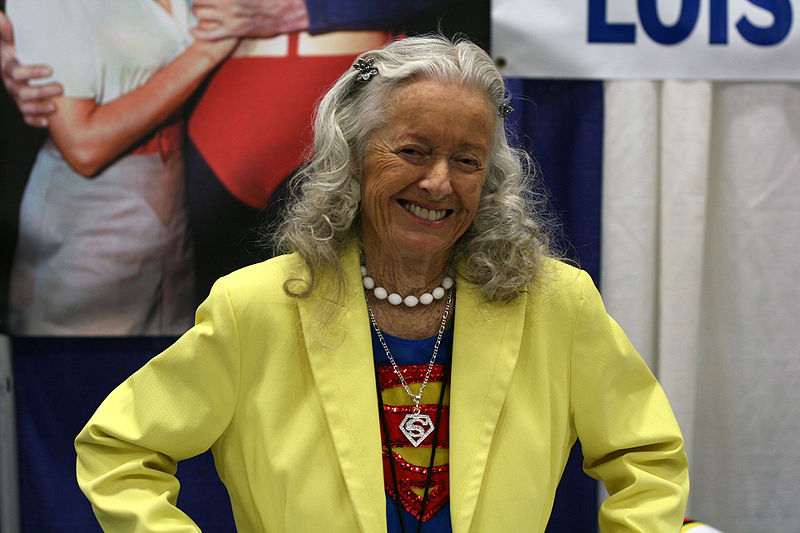 Noel Neill, played Lois Lane in the "Adventures of Superman" in 1951 she's 89 now, and she's still kickin'