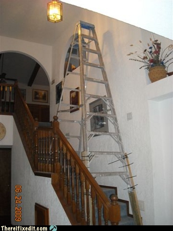 When you need to extend your ladder!