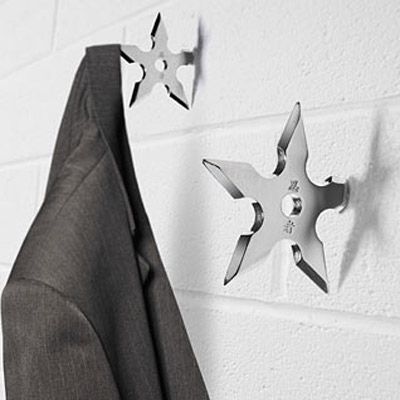 ninja star coat hangers