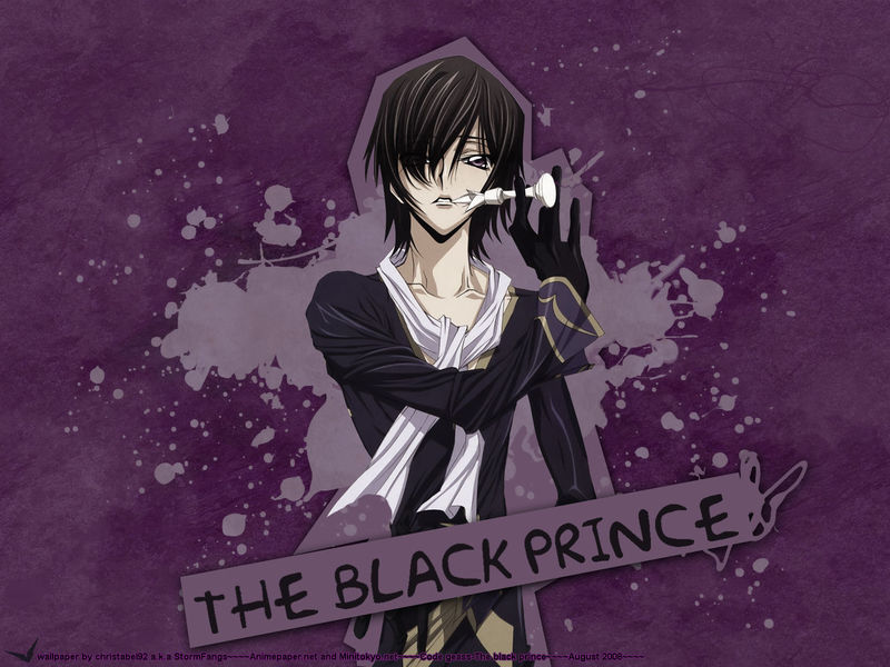 lelouch black prince - The Black Princes Wallpaper by christabel92 aka StormFang Animepabernet and Minitokyo ode H bine prince