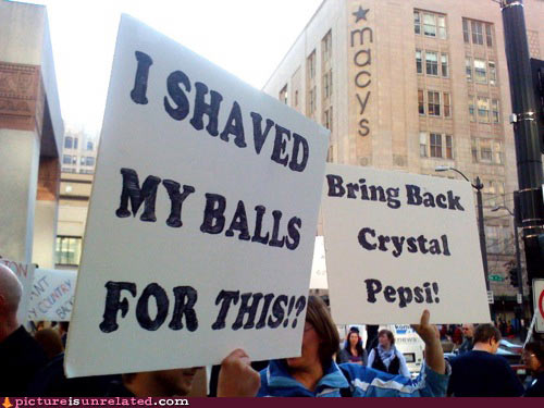 we all shave uor balls before a protest, right?