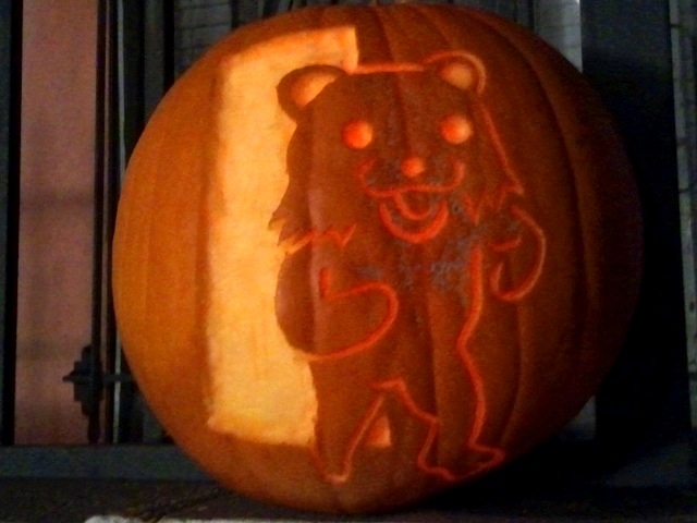 Pedobear Pumpkin. Watch out kids!