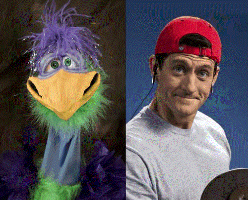 Paul Ryan Looks Like A Bird Puppet.