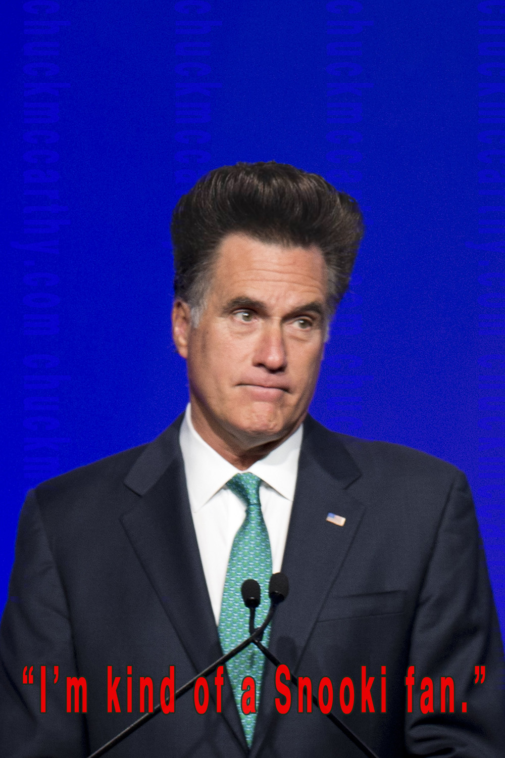 Mitt Romney as a guido from the Jersey Shore.