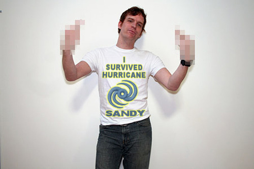 t shirt - Survived Hurricane Sandy