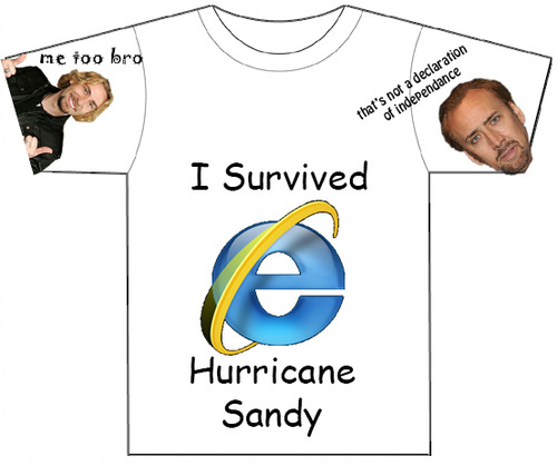 internet explorer icon - me too bro that's not a declaration of independance I Survived Hurricane Sandy