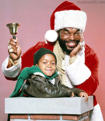 Mr. T and Webster Claus