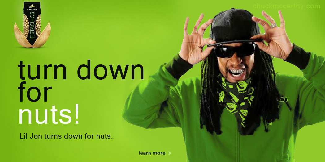 Lil Jon turns down for nuts.