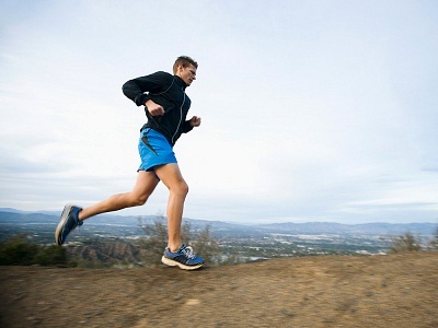Running can make your body move faster through space and time.