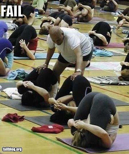 guy yoga instructor - Fail failblog.org