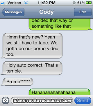 Auto-corrects gone wrong
