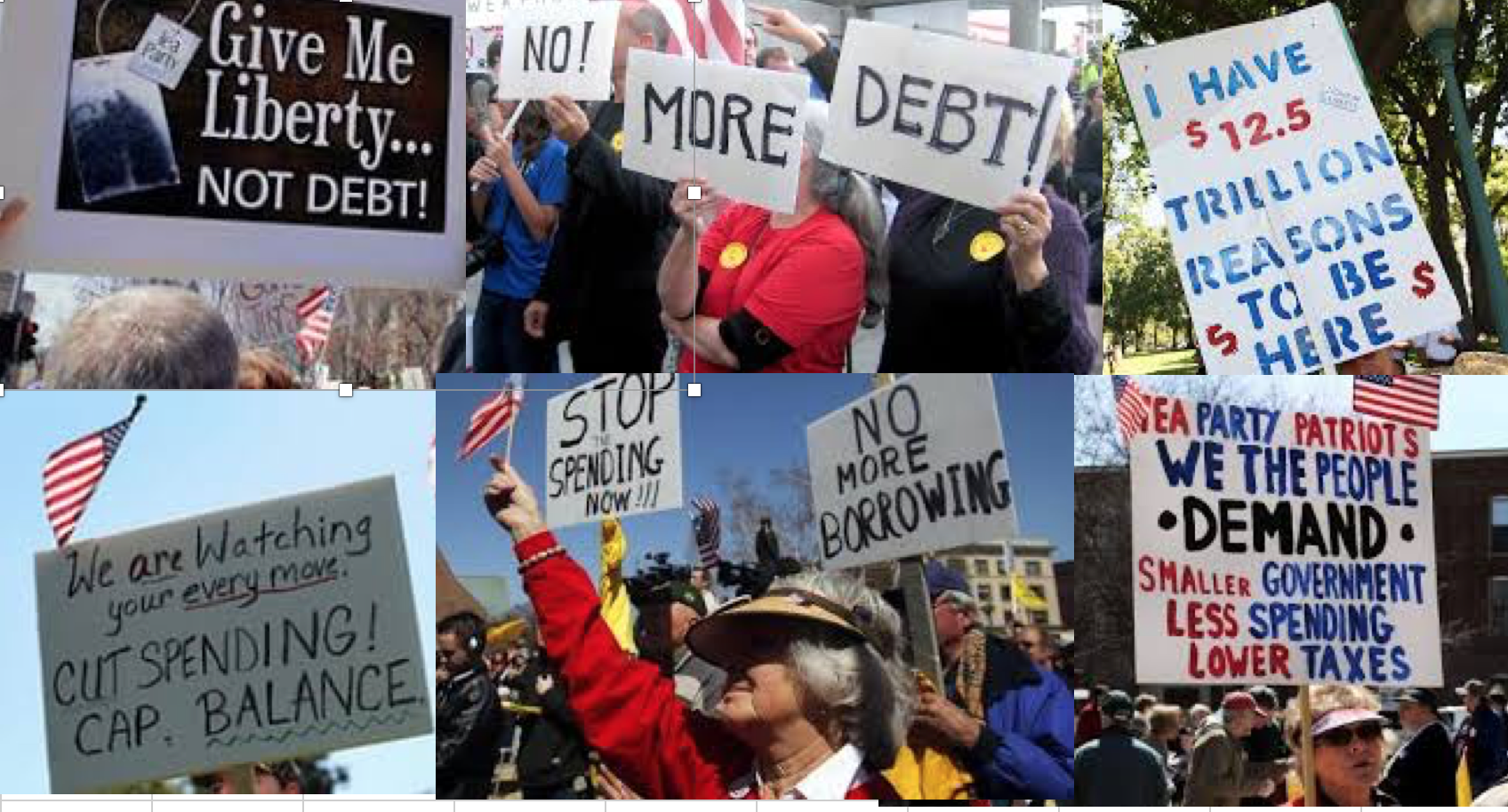 protest - Give Me Liberty... Noi R More Debtuvas Not Debt! Have $12.5 Trillion Reasons To Be Here Stop No Sanding More Borrowing Sea Party Patriots We The People Demand Smaller Government Less Spending Lower Taxes We are Watching your every more. Cut Spen