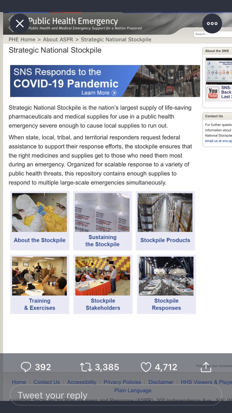 National Medical Stockpile Website Changed Overnight to Deflect Blame