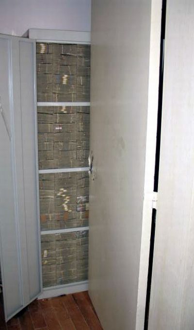 Another cabinet stack tight with cash - all 100's 