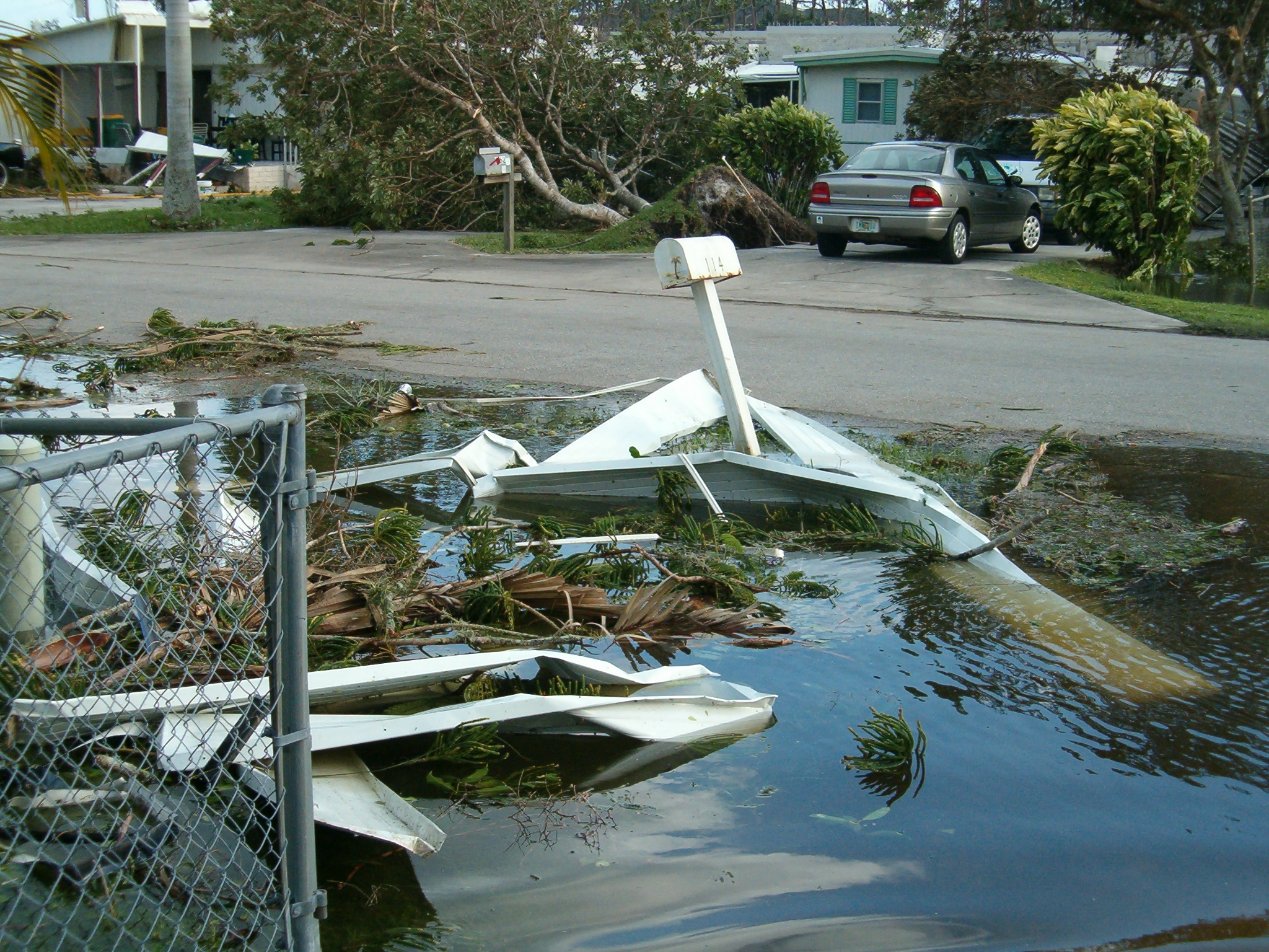 Hurricane Wilma aftermath