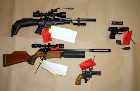Drugs and Guns seized