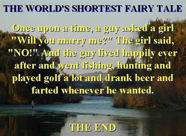 The shortest fairy tale ever told!