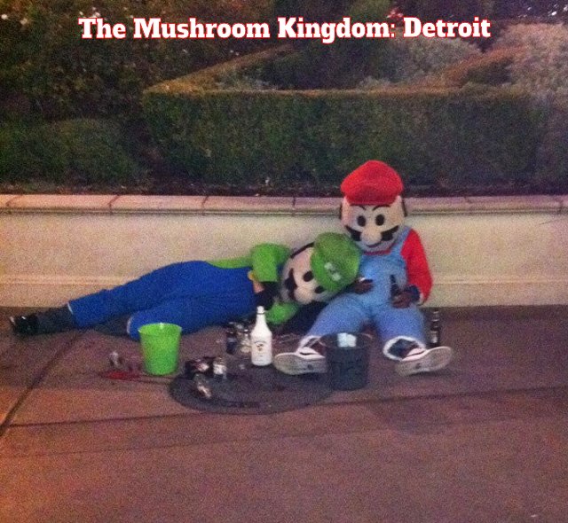 the mushroom kingdom, detroit style