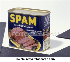 Just a picture of spam can