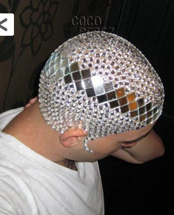 you can vajazzle your head, guess you would call that cranazzle
